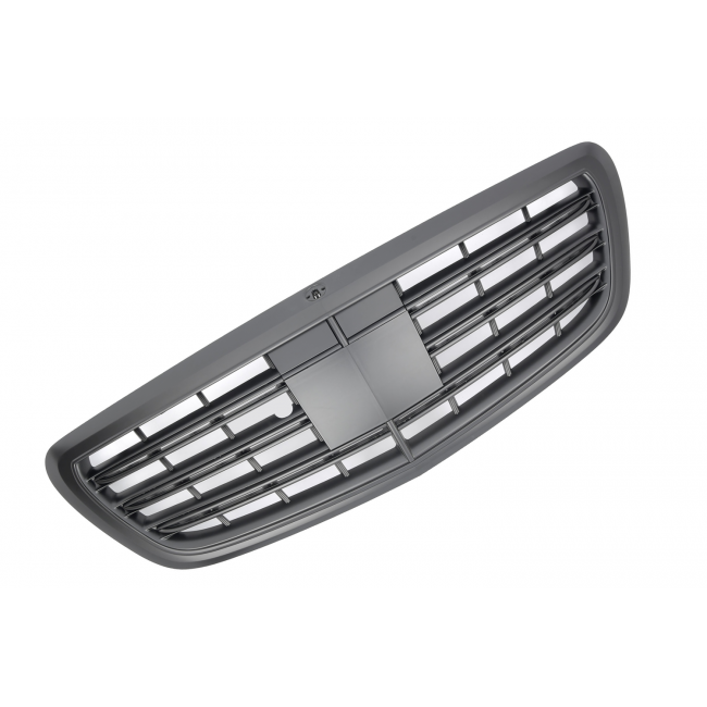 Grille Sport fits for Mercedes W222 S-CLASS FLAT Black