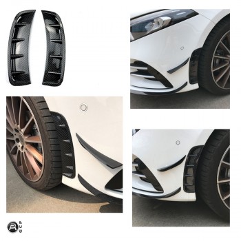 AIR INTAKES FRONTSPOILER CARBON LOOK for Mercedes W177 A-Class