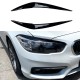 Headlight covers evil eye black gloss for BMW F20 F21 LCI 2015-2019