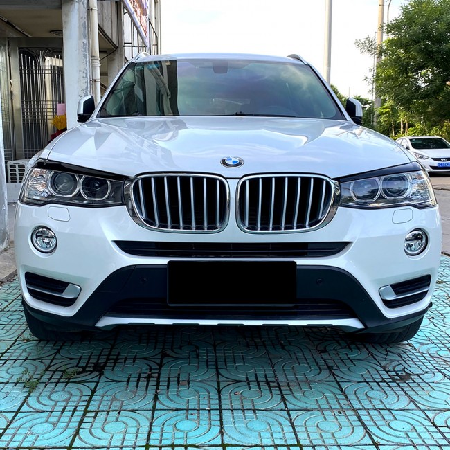 Headlight covers evil eye black gloss for BMW X3 F25 LCI & X4 F26 2014-2017