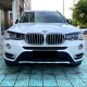 Headlight covers evil eye black gloss for BMW X3 F25 LCI & X4 F26 2014-2017