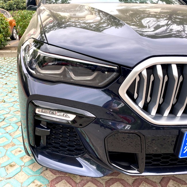 Headlight covers evil eye black gloss for BMW X5 G05 & X6 G06