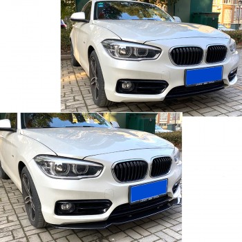 Front spoiler spoiler lip spoiler fits for BMW 1 Series F20 F21 LCI glossy black Urban Line