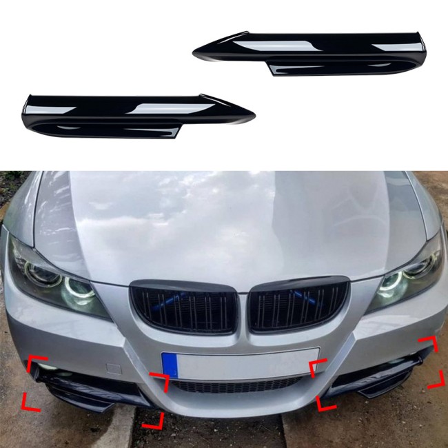 Splitter front spoiler spoiler lip suitable for BMW 3 series E90 E91 pre-LCI with M-Tech package