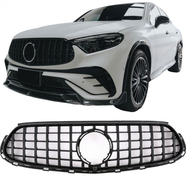 Grille Sport Black fits for Mercedes X254 GLC PANAMERICANA GT LOOK 