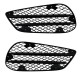Bumper Grille + fins suitable for Mercedes W212 S212 E-Class with AMG exterior equipment (Facelift only)