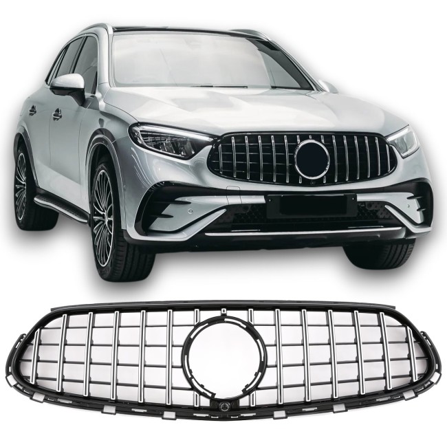 Grille Sport Black fits for Mercedes X254 GLC PANAMERICANA GT LOOK 
