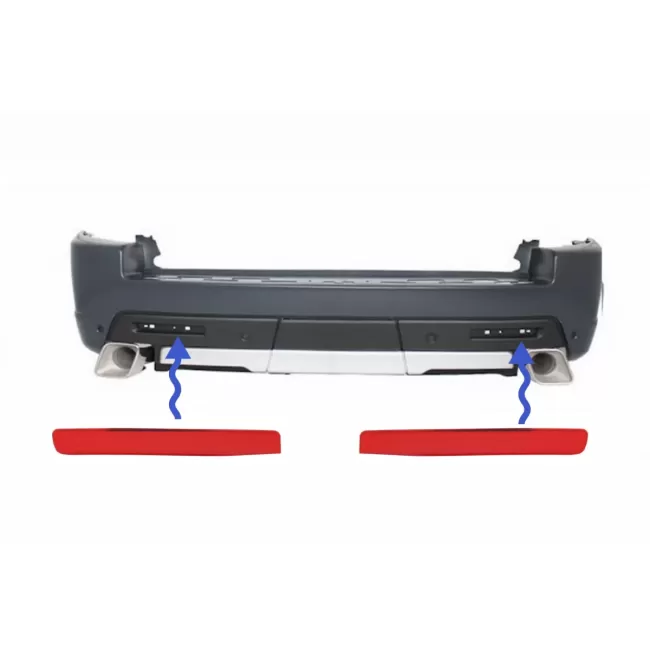Rear Bumper Reflectors suitable for Range Rover Sport L320 Facelift (2010-2013) Land Rover Discovery 3 & 4