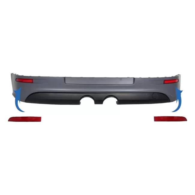 Rear Bumper Reflector suitable for VW Golf 5 V (2003-2007) R32 Look
