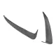 Rear Bumper Flaps Side Fins Flics suitable for Mercedes C Class W205 (2014-2020) Carbon Film