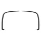 Rear Bumper Flaps Flics Side Fins suitable for Mercedes A-Class W176 (2012-2018) Piano Black