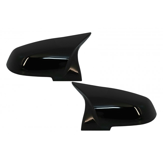 Bagažinės spoileris su veidrodžių dangteliais, tinkančiais „BMW 4“ serijai „Gran Coupe F36“ (2014-03.2019) M4 CSL dizainas juodas
