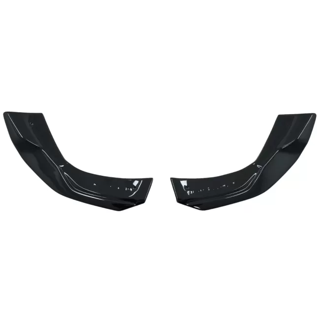Rear Bumper Side Splitters Fins suitable for Mercedes A-Class W177 A35 A45 Hatchback (2018-up) Piano Black