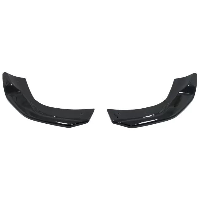 Rear Bumper Side Splitters Fins suitable for Mercedes A-Class W177 A35 A45 Hatchback (2018-up) Piano Black
