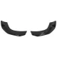 Rear Bumper Side Splitters Fins suitable for Mercedes A-Class W177 A35 A45 Hatchback (2018-up) Piano Black