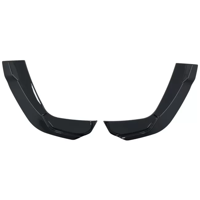Rear Bumper Side Splitters Fins suitable for Mercedes A-Class V177 A35 Sedan (2018-Up) Piano Black