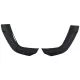 Rear Bumper Side Splitters Fins suitable for Mercedes A-Class V177 A35 Sedan (2018-Up) Piano Black