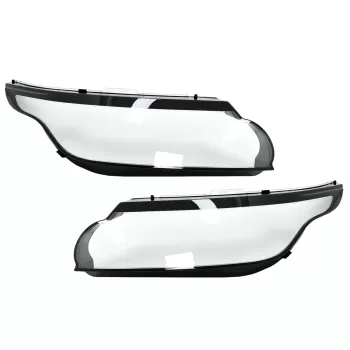 Headlights Lens Glasses suitable for Land Range Rover Sport SUV L494 (2013-2017) Clear Glass Optics
