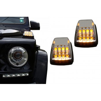 LED Turning Lights White Clear Lens suitable for Mercedes G-Class W463 (1989-2015)