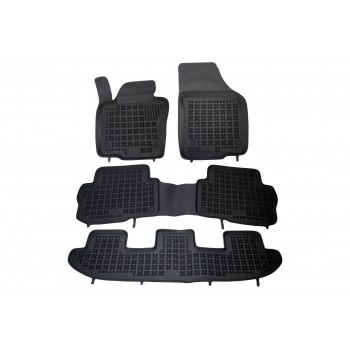 Floor mat black Seat Alhambra, suitable for VW Sharan II (7 seats) 2010-