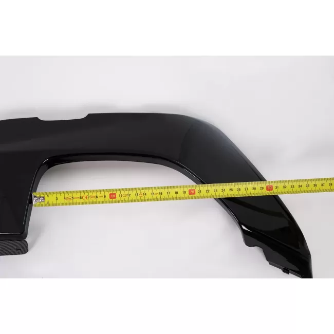 Rear Bumper Diffuser suitable for BMW 3 Series G20 G28 Sedan G21 Touring (2018-2022) Middle Insertion Carbon Look