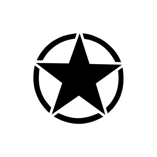 Sticker Star Universal suitable for Jeep Wrangler JK Truck or Other Cars Black