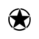 Sticker Star Universal suitable for Jeep Wrangler JK Truck or Other Cars Black