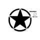 Sticker Star Universal suitable for Jeep Wrangler JK Truck or Other Cars Black
