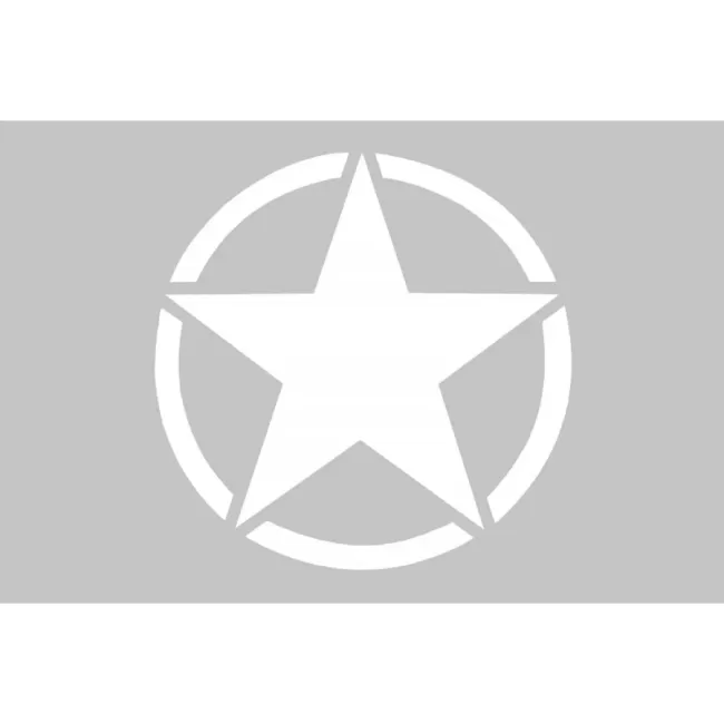 Sticker Star Universal suitable for Jeep Wrangler JK Truck or Other Cars White