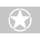 Sticker Star Universal suitable for Jeep Wrangler JK Truck or Other Cars White