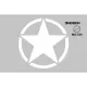 Sticker Star Universal suitable for Jeep Wrangler JK Truck or Other Cars White