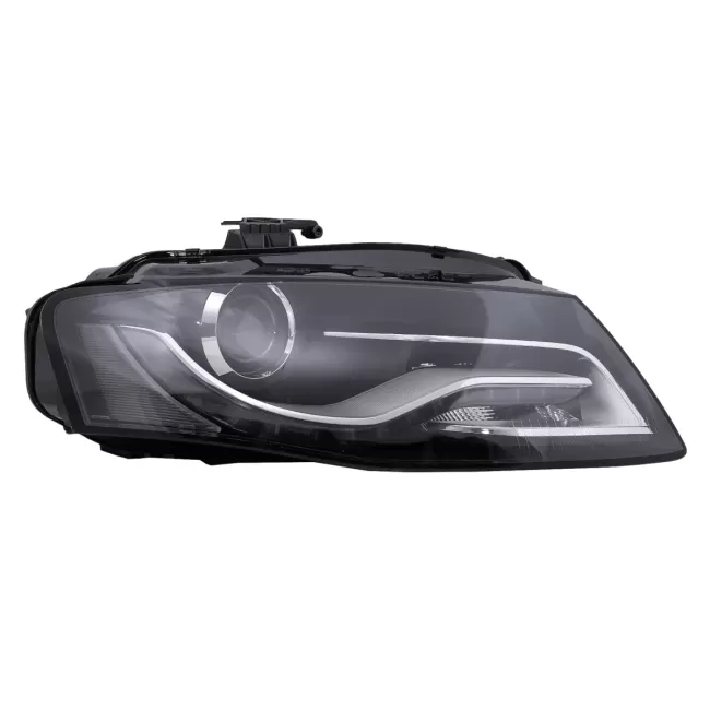LED DRL Headlights Daytime Running Lights suitable for Audi A4 B8 8K (2009-10.2011) Black