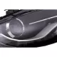 LED DRL Headlights Daytime Running Lights suitable for Audi A4 B8 8K (2009-10.2011) Black