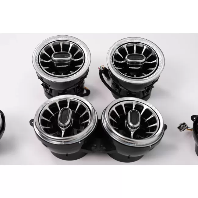 AC Vent Grilles SET Front and Rear Side 64 colors suitable for Mercedes S-Class W222 (2013-2020)