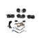 AC Vent Grilles SET Front and Rear Side 64 colors suitable for Mercedes S-Class W222 (2013-2020)