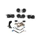 AC Vent Grilles SET Front and Rear Side 64 colors suitable for Mercedes S-Class W222 (2013-2020)