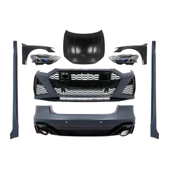 Complete Wide Body Kit suitable for Audi A7 4G (2010-2014) Conversion to 2020+ RS Design