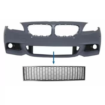 Front Bumper Central Lower Grille suitable for BMW 5 Series F10 F11 M-Tech (2009-2017)