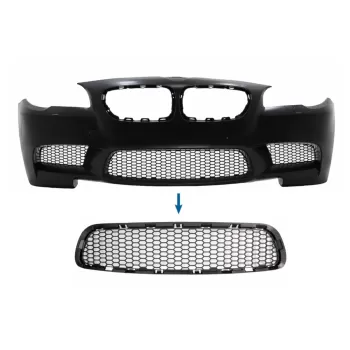 Front Bumper Central Lower Grille suitable for BMW 5 Series F10 F11 M5 (2009-2017)