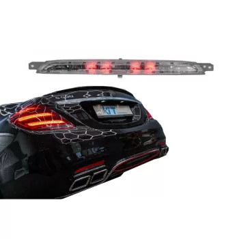 Rear Bumper Diffuser Fog Light LED Red suitable for Mercedes S-Class W222 (2013-2020)