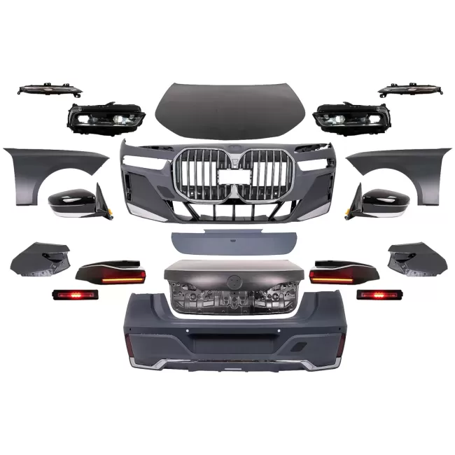 Body Kit suitable for BMW 7 Series F01 (2008-2015) Conversion to G70 Design