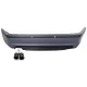 Rear Bumper suitable for BMW 3 Series E46 4D Sedan (1998-2004) M-Technik Design with Exhaust Muffler Tip Matte Carbon Fiber