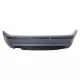 Rear Bumper suitable for BMW 3 Series E46 4D Sedan (1998-2004) M-Technik Design with Exhaust Muffler Tip Matte Carbon Fiber