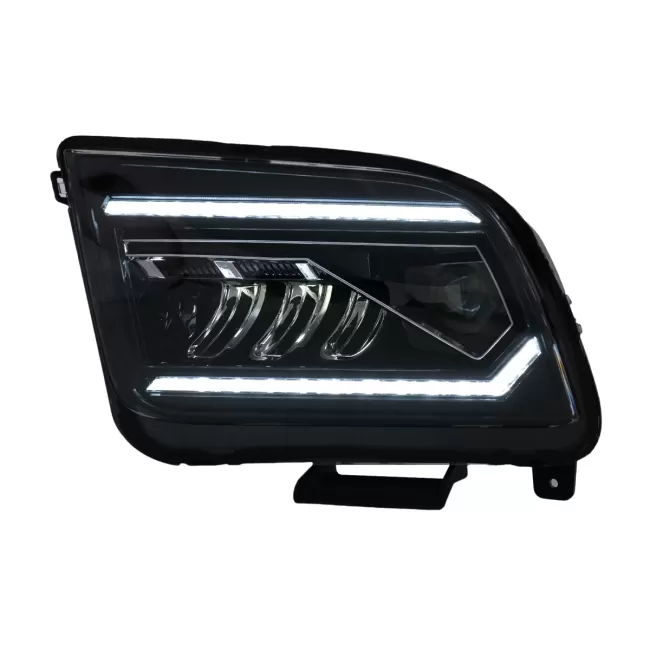 LED Headlights suitable for Ford Mustang V Pre-Facelift (2005-2009) Black Dynamic Sequential Turning Lights
