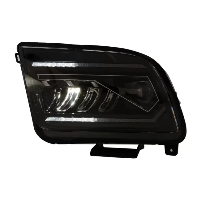 LED Headlights suitable for Ford Mustang V Pre-Facelift (2005-2009) Black Dynamic Sequential Turning Lights