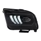 LED Headlights suitable for Ford Mustang V Pre-Facelift (2005-2009) Black Dynamic Sequential Turning Lights