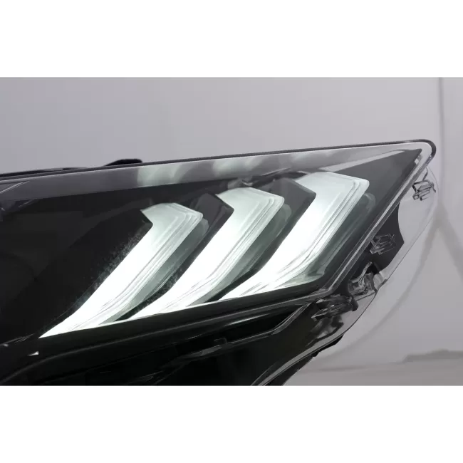 LED Headlights suitable for Ford Mustang VI Facelift (2018-2022) Black Dynamic Turning Lights RGB DRL