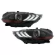 LED Headlights suitable for Ford Mustang VI Facelift (2018-2022) Black Dynamic Turning Lights RGB DRL