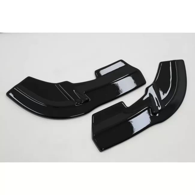 Rear Bumper Side Splitters Fins suitable for Mercedes A-Class W176 Sport Line A45 Hatchback (2012-2018) Piano Black