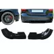 Rear Bumper Side Splitters Fins suitable for Mercedes A-Class W176 Sport Line A45 Hatchback (2012-2018) Piano Black